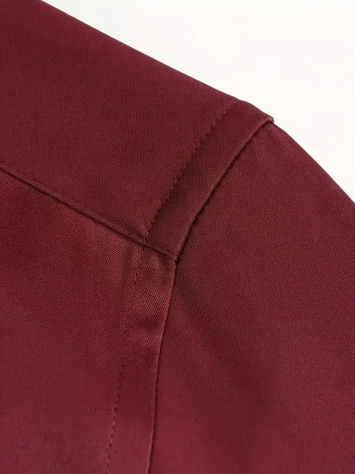 Venezia | Elegante overhemd met lange mouwen en knopen