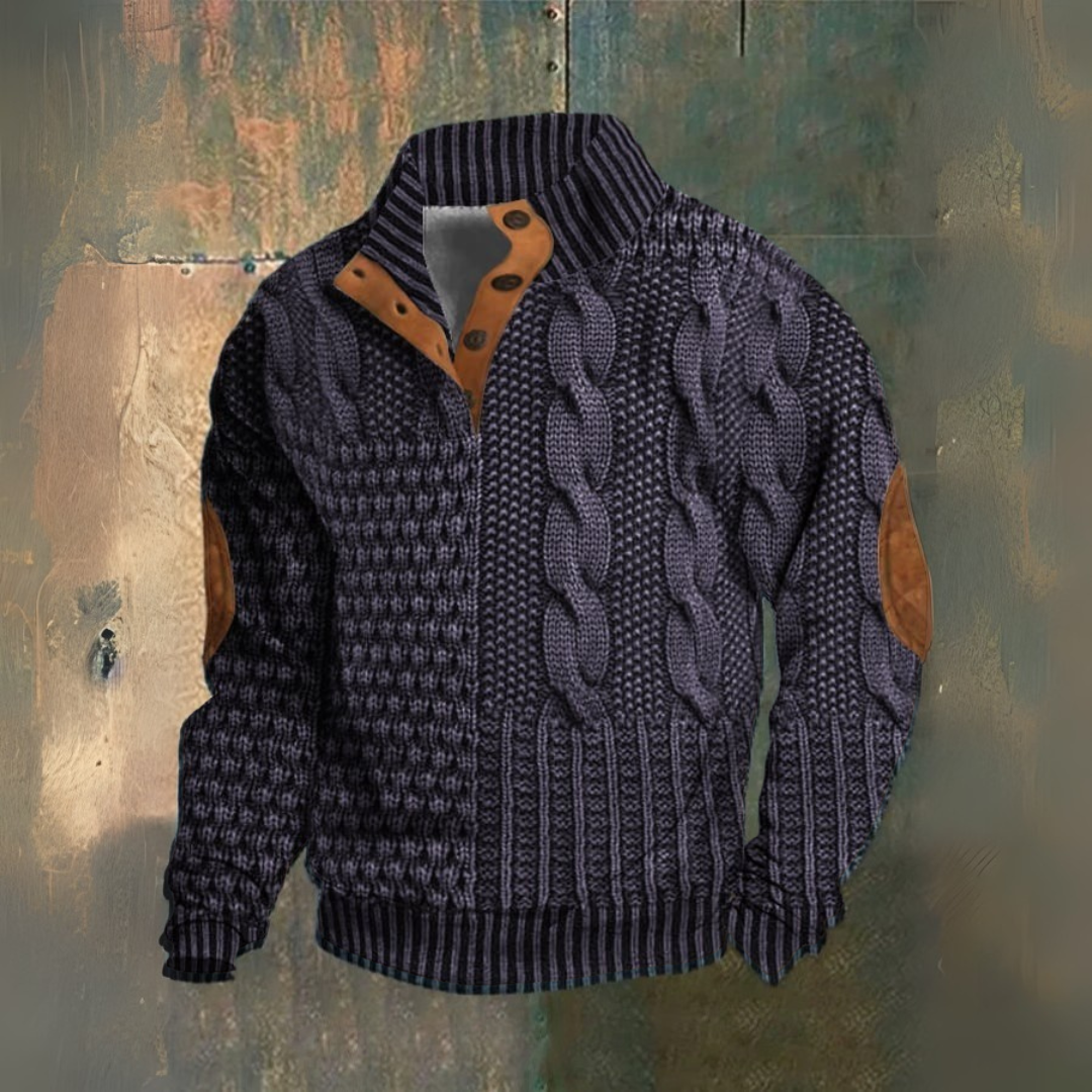 RICCARDO™|HOHE KRAAG SWEATER