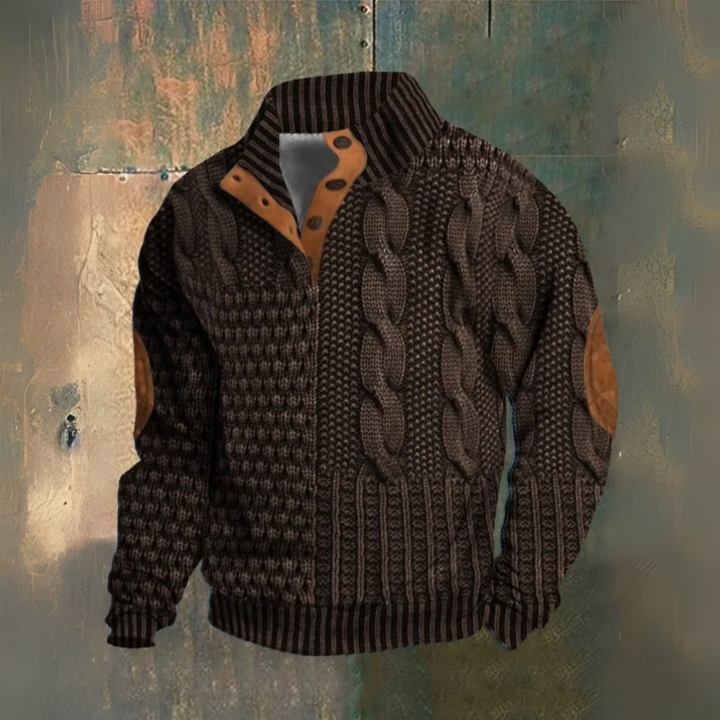 RICCARDO™|HOHE KRAAG SWEATER