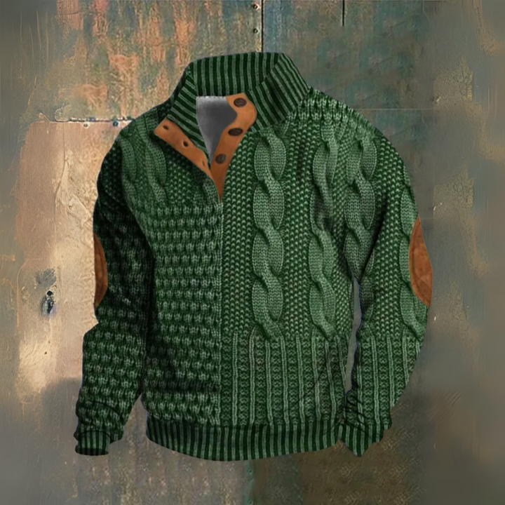 RICCARDO™|HOHE KRAAG SWEATER