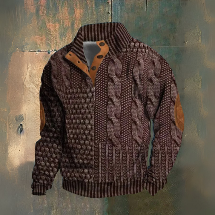 RICCARDO™|HOHE KRAAG SWEATER