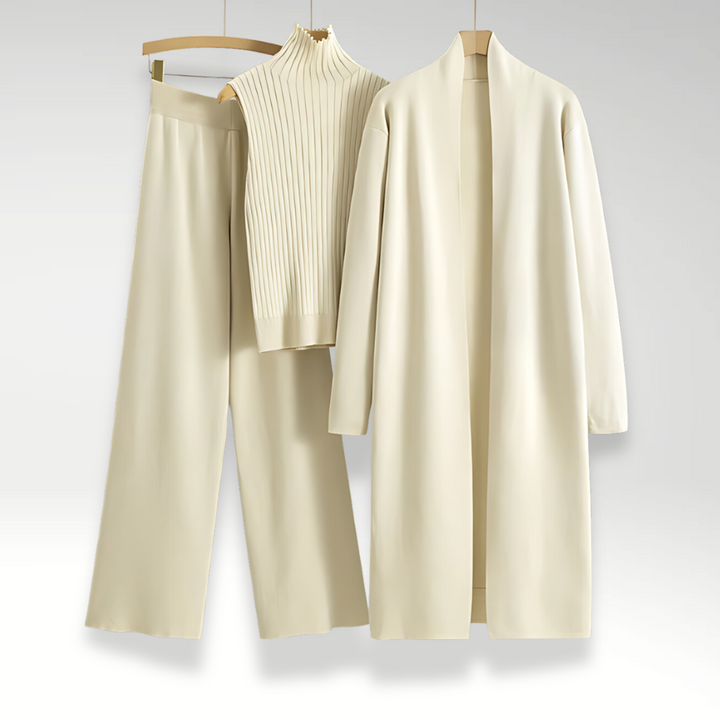 Compleet driekleurig breisel Luxe