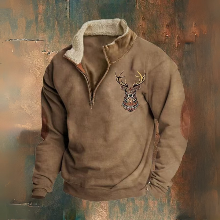 PAOLO™|VIERDEEL ZIP TRUI