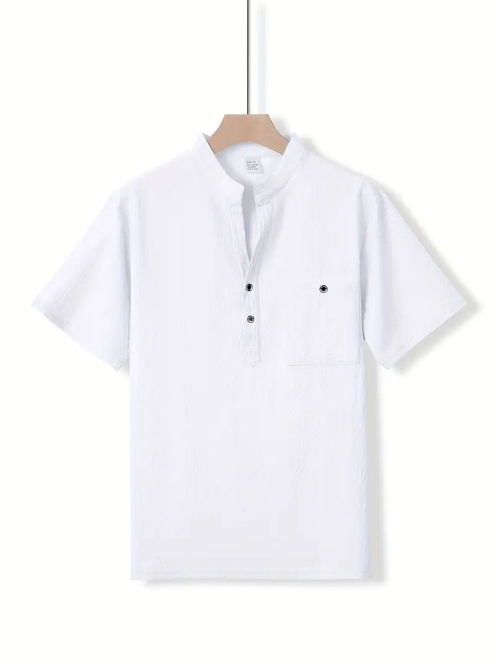 Venetië | Elegante korte mouwen shirt