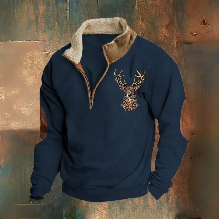 PAOLO™|VIERDEEL ZIP TRUI