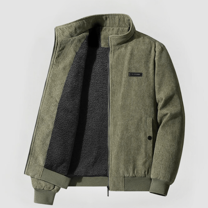 UDO™ - CORDUROY JACKET MET FLEECE VOERING