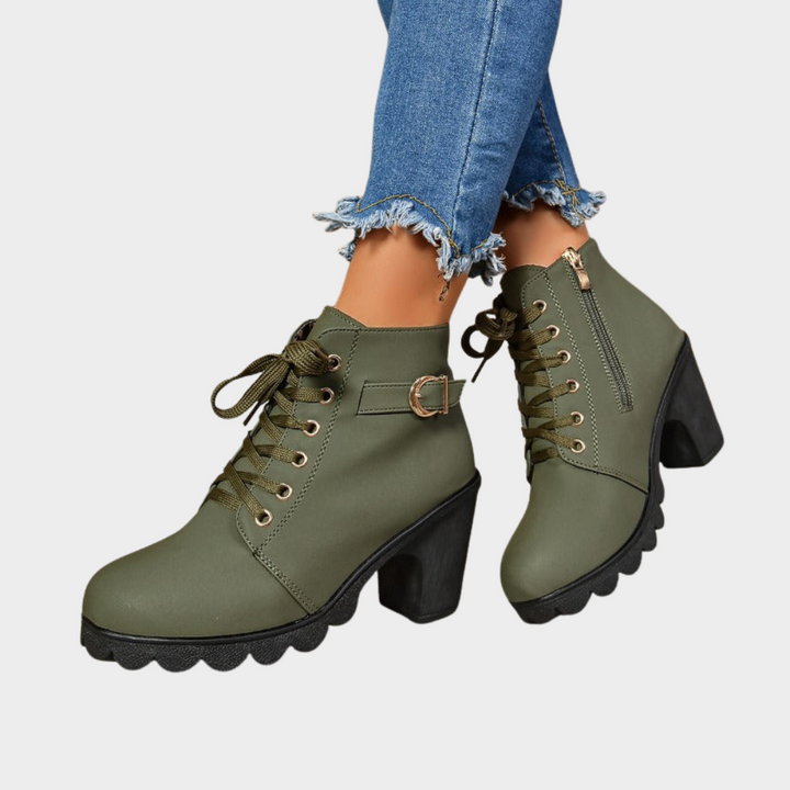 Kenna | Blokhak Enkellaarsjes