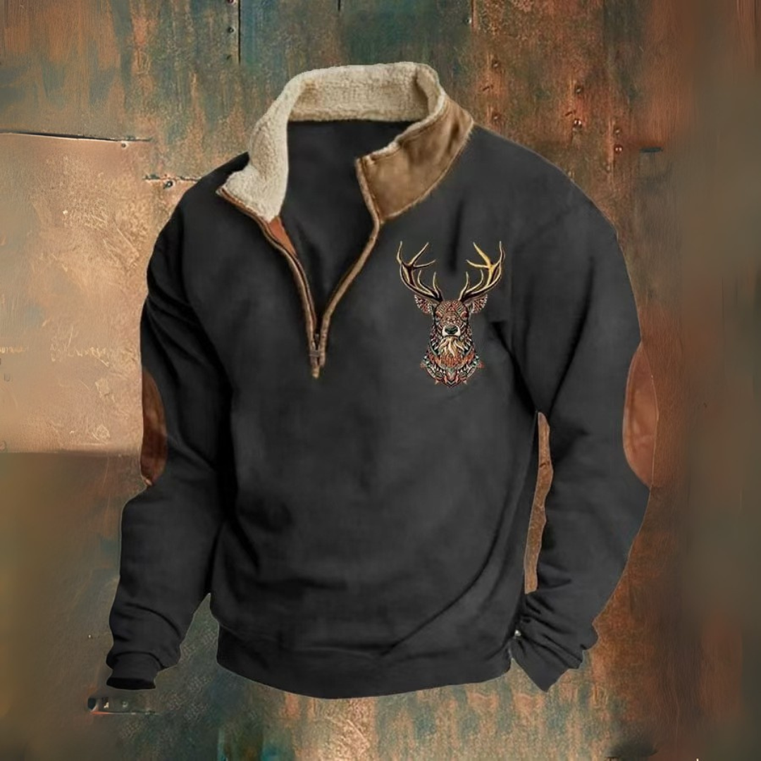 PAOLO™|VIERDEEL ZIP TRUI