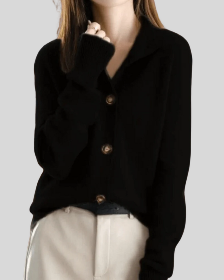 Claire | Cardigan in Cashmere Retro Stijl