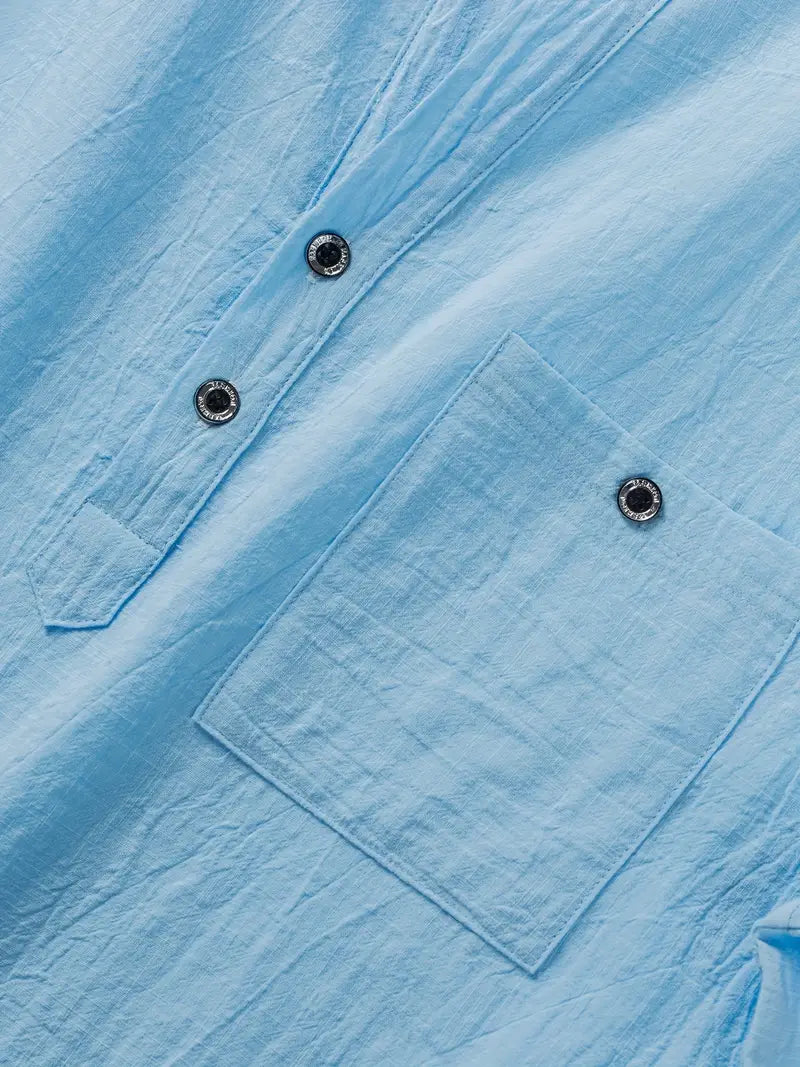 Venetië | Elegante korte mouwen shirt