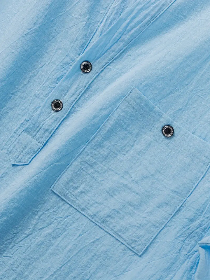 Venetië | Elegante korte mouwen shirt