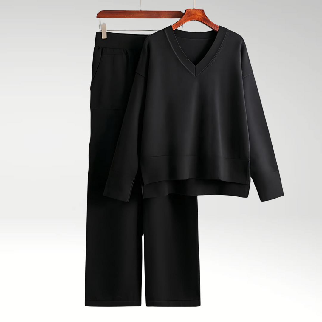 Luxe Twee-delige Set met V-hals