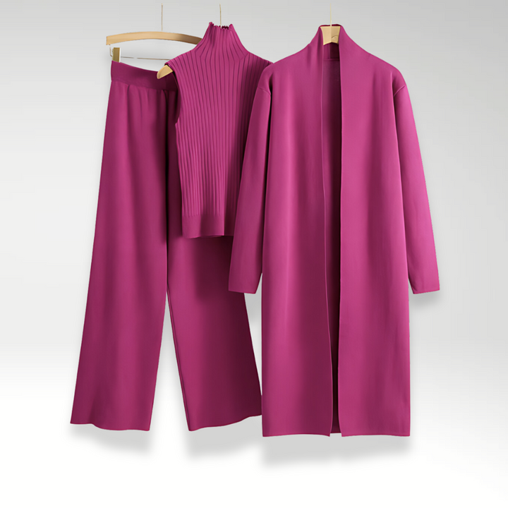 Compleet driekleurig breisel Luxe