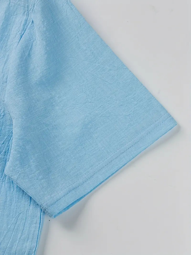 Venetië | Elegante korte mouwen shirt