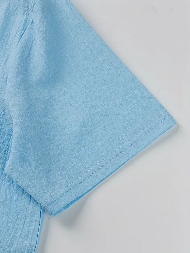 Venetië | Elegante korte mouwen shirt