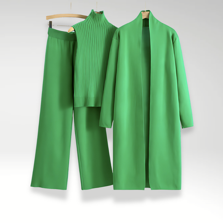 Compleet driekleurig breisel Luxe