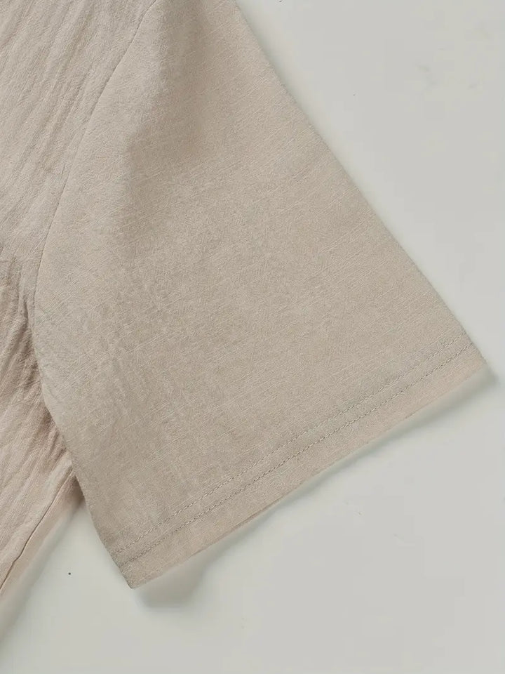 Venetië | Elegante korte mouwen shirt