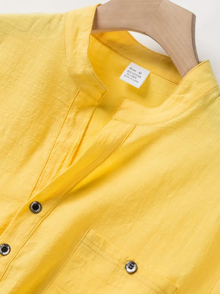 Venetië | Elegante korte mouwen shirt