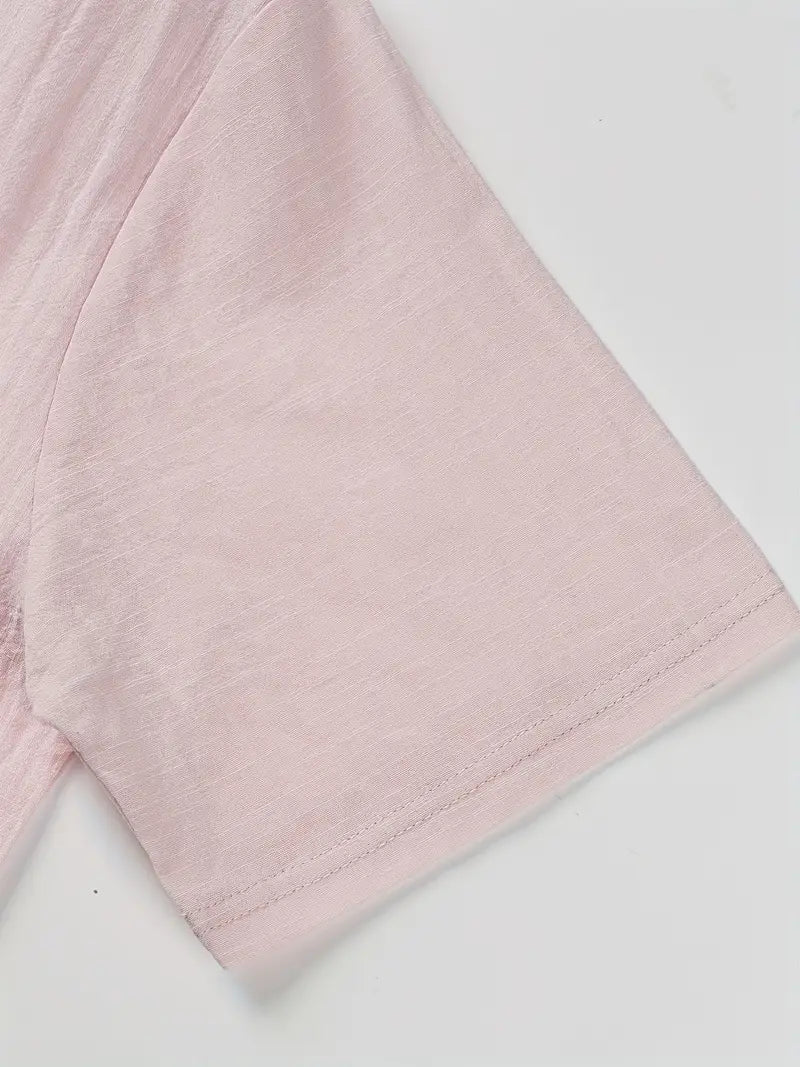 Venetië | Elegante korte mouwen shirt