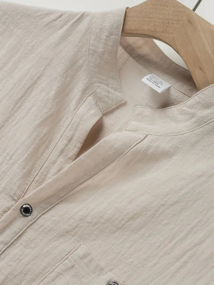 Venetië | Elegante korte mouwen shirt