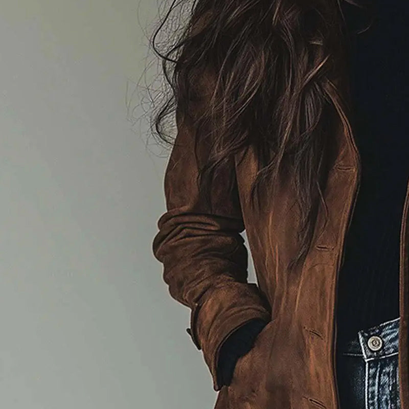 ADELA™|ELEGANTE LANGE CAPOTTO