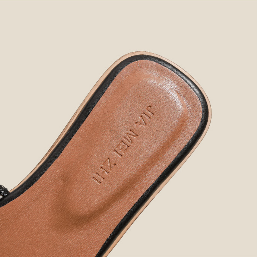 Camille Raphia – Elegante Sandalen