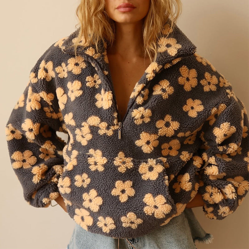Daisy | Fleece Hoodie met Lange Mouwen