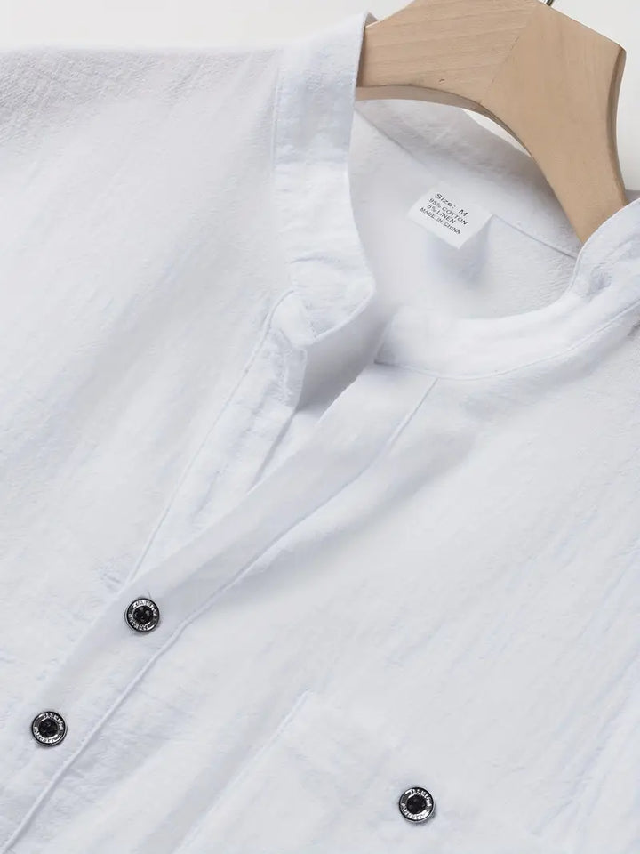Venetië | Elegante korte mouwen shirt