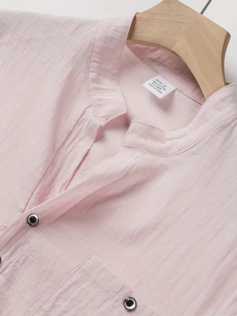Venetië | Elegante korte mouwen shirt
