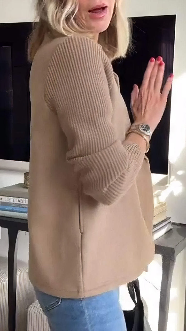 CLAIRE™ | Patchwork Cardigan